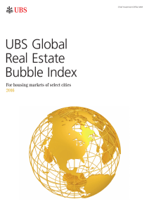 UBS Global Real Estate Bubble Index