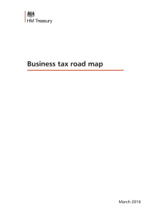 Business tax road map