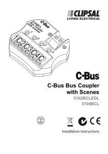 C-Bus Bus Coupler with Scenes