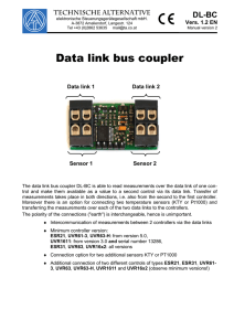 Data link bus coupler