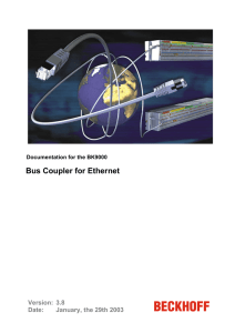 Bus Coupler for Ethernet