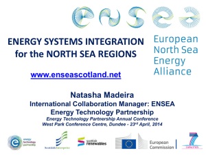 ENERGY SYSTEMS INTEGRATION for the NORTH SEA REGIONS