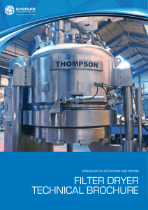 Filter Dryer technical Brochure