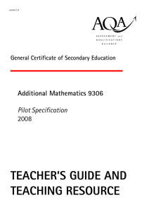 Teachers Guide and Teaching Resource