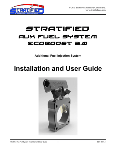 Stratified Aux Fuel System Installation and User Guide 0204