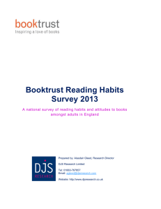 Reading Habits survey