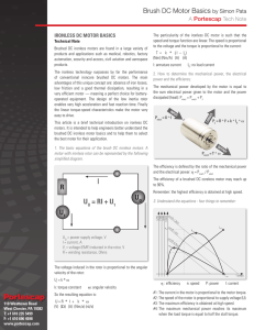 Brush DC Motor Basics