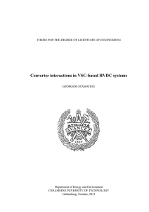 Converter interactions in VSC-based HVDC systems