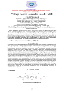 Voltage Source Converter Based HVDC Transmission