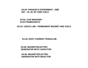 K2-04: FARADAY`S EXPERIMENT - EME SET