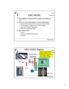 Introduction to VSC HVDC