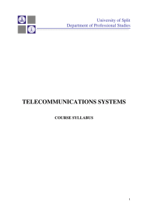 Telecommunication Systems