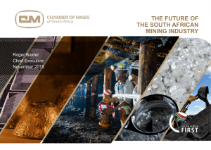 The Future of the South African Mining Industry