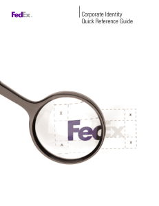 FedEx Corporate Identity Quick Reference Guide