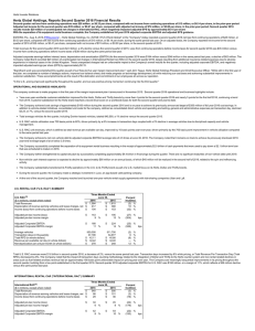 Hertz Global Holdings, Reports Second Quarter 2016 Financial