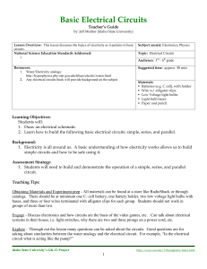 Basic Electrical Circuits