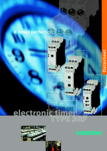 electronic timer TYPE 3RP