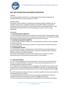 Foundation of the Association of Energy Engineers 2016 AEE