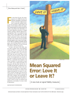 Mean Squared Error: Love It or Leave It?