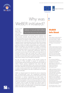 WeBER Info Sheet
