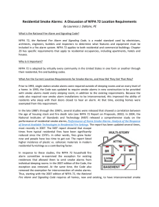 Residential Smoke Alarm Location Requirements