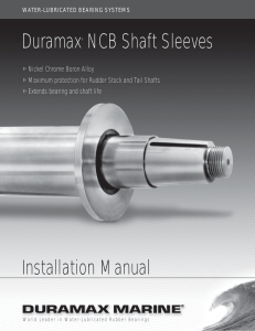 Duramax® NCB Shaft Sleeves