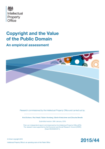 Copyright and the value of the public domain