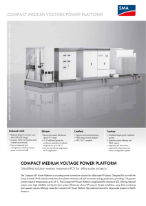 compact medium voltage power platform