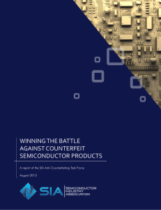 Winning the Battle Against Counterfeit Semiconductor Products