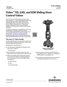 Fisher™ ED, EAD, and EDR Sliding