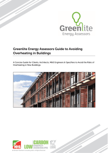 Greenlite Energy Assessors Guide to Avoiding Overheating in