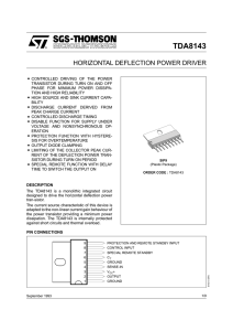 horizontal deflection power driver