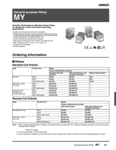 LR Ordering Information