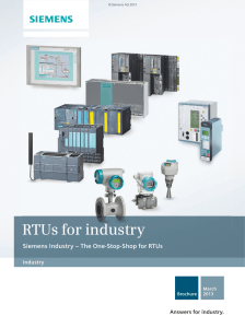 RTUs for industry