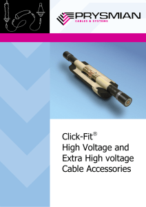 Click-Fit High Voltage and Extra High voltage Cable