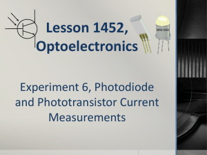 Phototransistor - Cleveland Institute of Electronics