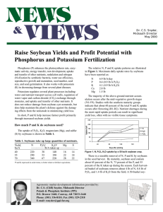 Raise Soybean Yields and Profit Potential with Phosphorus and