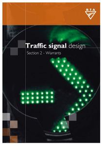 Traffic Signal Design - Section 2 Warrants