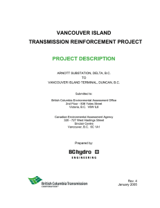 vancouver island transmission reinforcement project