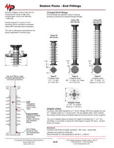 Station Posts - End Fittings