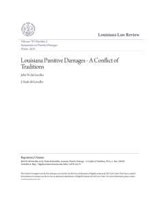 Louisiana Punitive Damages