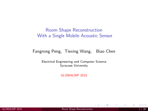 Room Shape Reconstruction With a Single Mobile Acoustic