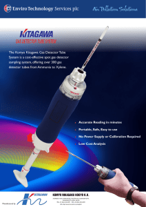Kitagawa Gas Detector Tubes
