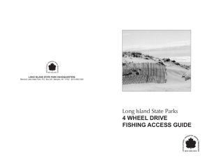 Long Island State Parks 4 Wheel Drive Fishing Access Guide
