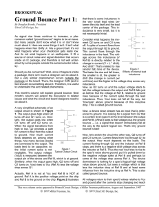 Ground Bounce Part 1 - UltraCAD Design, Inc