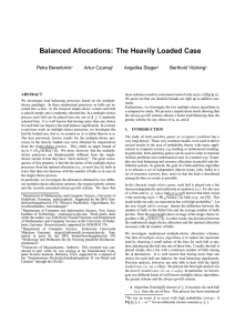 Balanced Allocations: The Heavily Loaded Case