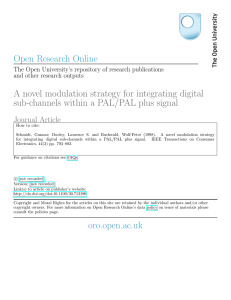 Open Research Online A novel modulation strategy for integrating