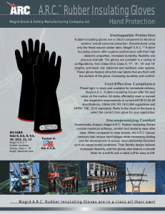 ARC™ Rubber Insulating Gloves