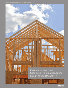 Residential Insulated Sheathing – Installation Guide