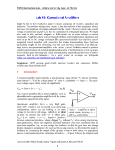 Experiment 1: Index of refraction